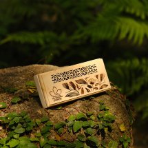 Tim Trầm Cầm Tay DANA 2 ngăn- Gỗ Ngà Voi Cao Cấp